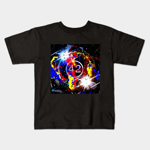 level 42 retro Kids T-Shirt by EnceladusWaters